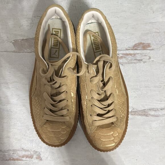NWT puma platform exotic skin women’s sneakers - Picture 2 of 9